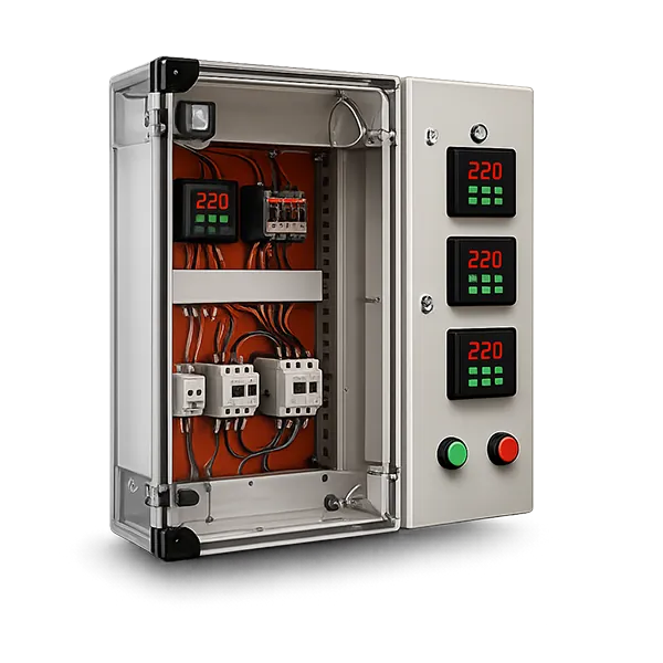 Quadro de controle inteligente SOS 3 com alarme de falhas